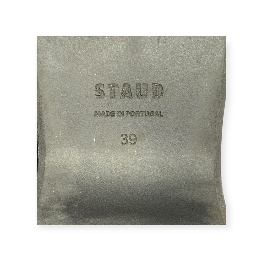 Staud 𒀭Rio Puffy Leather Thong Strap Platform Sandals 𒀭Black 𒀭39 9M - Picture 13 of 16